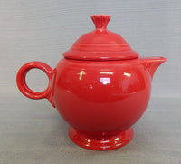 Fiesta Persimmon Tea Pot with Lid