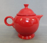 Fiesta Persimmon Tea Pot with Lid