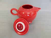 Pre-1986 Fiesta Persimmon Tea Pot with Lid