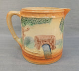 Early Roseville Bridge Pitcher