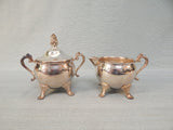 Gorham "Newport" Silver Plate Sugar and Creamer
