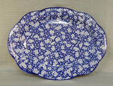 Victoria Ware Ironstone Flow Blue 19" Oval Platter