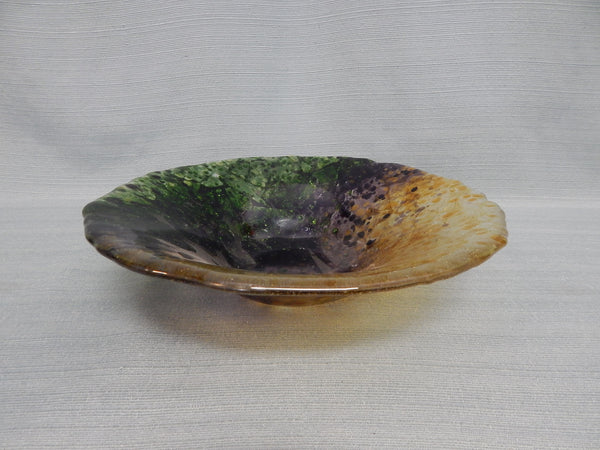 Handmade Colorful Art Glass Bowl