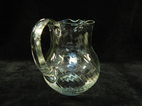 Optic Swirl Glass Pitcher - Like New!