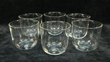 Modern Glass Tumblers - Set of 6