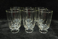 Modern Footed Drinking Glasses - Set of 6