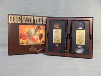 Gone With The Wind Vintage 1985 VHS 2 Tape Set & Pamphlet