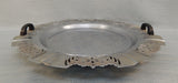 Vintage Forman 15" Chrome on Brass Tray with Bakelite Handles and Feet
