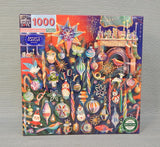 1000 Piece Holiday Ornaments Puzzle - Certified Complete!