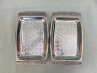 Vintage MCM Stainless Steel Trays - Set of 3