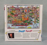 1000 Piece Touchdown in London Town Fazzino Puzzle - Certified Complete!