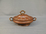 Decorative Copper Bowls with Lids - Set of 2