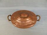 Decorative Copper Bowls with Lids - Set of 2