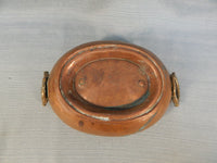 Decorative Copper Bowls with Lids - Set of 2