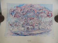 The Carousel, Savannah Print by Sharon Saseen Dillon, 1983