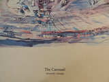 The Carousel, Savannah Print by Sharon Saseen Dillon, 1983