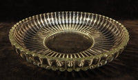 Vintage Ribbed Glass Dish/Platter