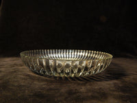 Vintage Ribbed Glass Dish/Platter