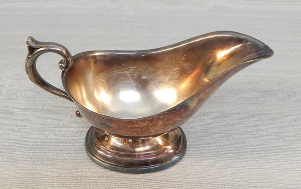 Vintage Silver Plated Gravy Boat