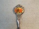 Set of 6 Collectible Souvenir Demitasse Spoons