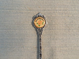 Set of 6 Collectible Souvenir Demitasse Spoons