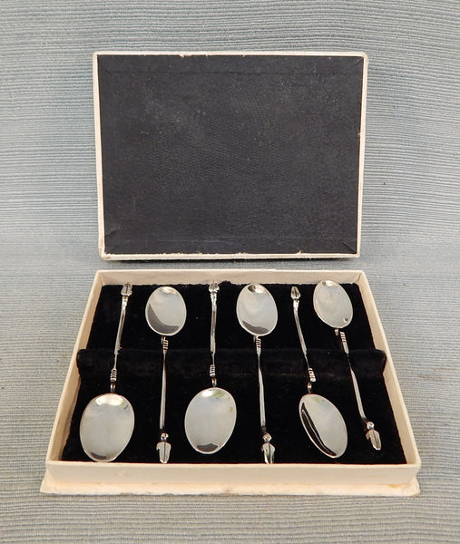 Japanese Sterling Silver Demitasse Spoons - Set of 6