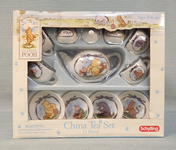 Schylling Classic Pooh China Tea Set