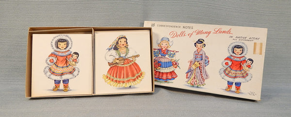 Vintage Tichenor Bros. "Dolls of Many Lands" Correspondence Notes