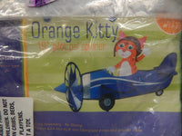 Wind Garden 19" Orange Kitty Pilot Pal Spinner