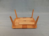 1950s Strombecker Dollhouse Table with Leaf and 4 Chairs