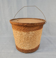 Antique Paper Mache Minnow Bucket
