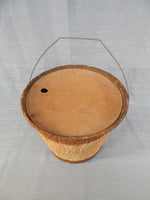 Antique Paper Mache Minnow Bucket