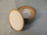 Handmade Stoneware Lidded Bowl