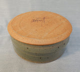 Handmade Stoneware Lidded Bowl