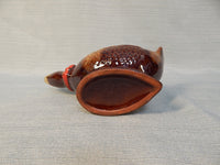 Vintage Redware Glazed Duck Tea Service Set