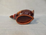 Vintage Redware Glazed Duck Tea Service Set