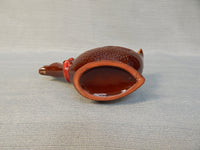Vintage Redware Glazed Duck Tea Service Set