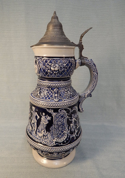 Zum Wohlsein! 2.5 Liter Albert Jacob Thewalt German Stein Pitcher