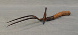 Vintage Stag Horn Handle Fork and Honing Rod