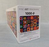 Kandinsky's Color Study of Squares 1000 Piece Puzzle - Certified Complete!