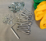TopNew 25-Piece Rock Climbing Holds with Installation Hardware - Like New!