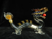 Whimsical Glass Dragon Decanter