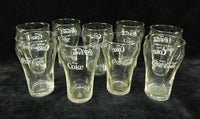 Vintage 1970s Coca-Cola Fountain Glasses - Set of 10