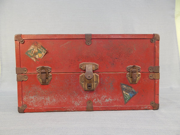 Vintage Doll Steamer Trunk