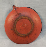 Red Low Profile Japanese Teapot