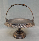 Meriden Quad Plate Footed Server with Handle