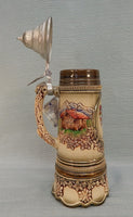 11" Danish Souvenir Stein with Music Box