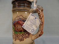 11" Danish Souvenir Stein with Music Box