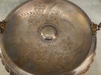 Meriden Quad Plate Footed Server with Handle