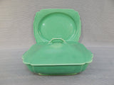 Homer Laughlin "Riviera" Casserole Dish, Platter and 6 Luncheon Plates